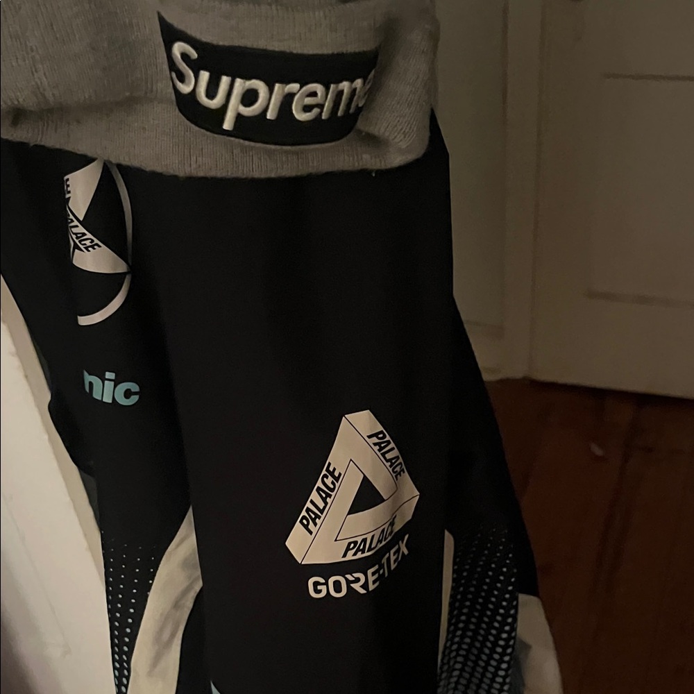 PALACEx Gortex Black and Gray Performance Jacket supreme hat free